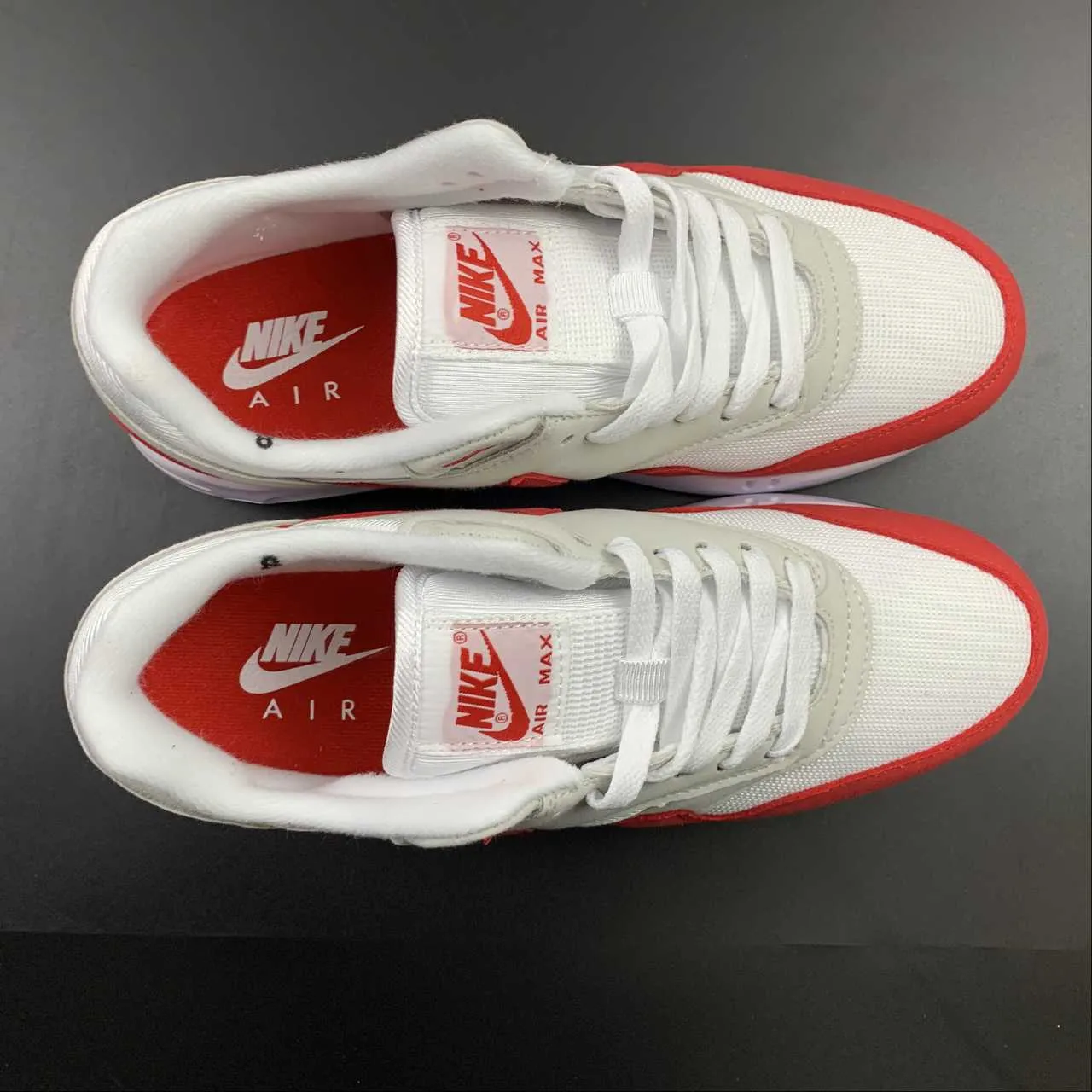 Air Max 1 86 OG Big Bubble Sport University Red Neutral Grey Black  DQ3989-100 professional running in the heat shoes