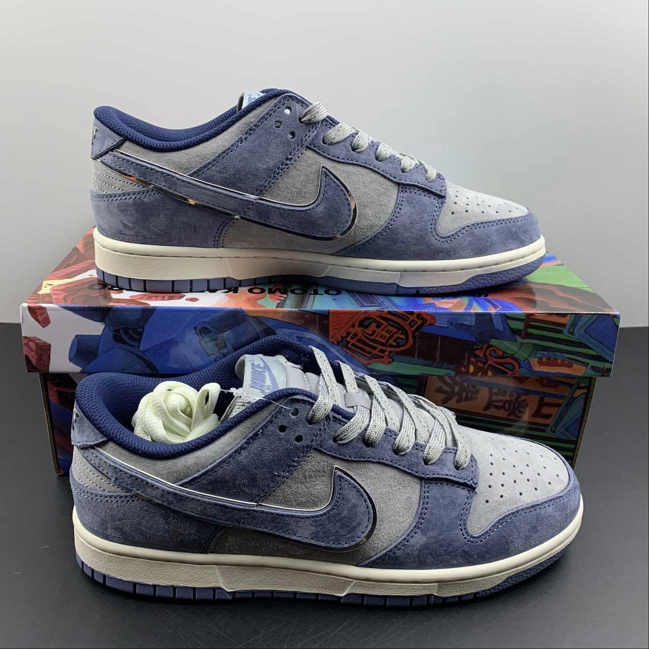 Cloud cushion Otomo Katsuhiro x SB Dunk Low Steamboy OST Beige Blue Silver DR3369-526