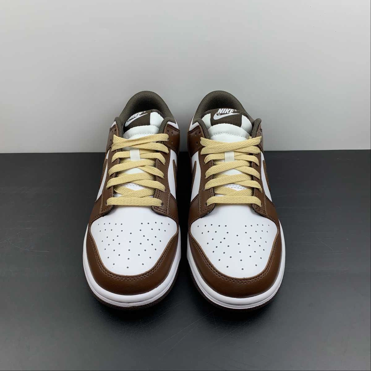 SB Dunk Low White Brown DD1391 168 All-day lining Comfortable Bottom