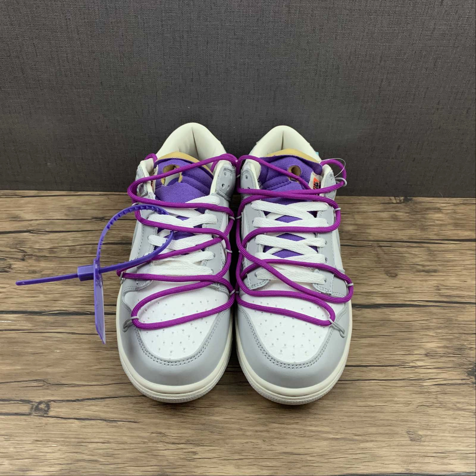 Dunk Low X Off-White 'Lote 28 de 50' DM1602-111 Ultra-soft comfort Good Fit