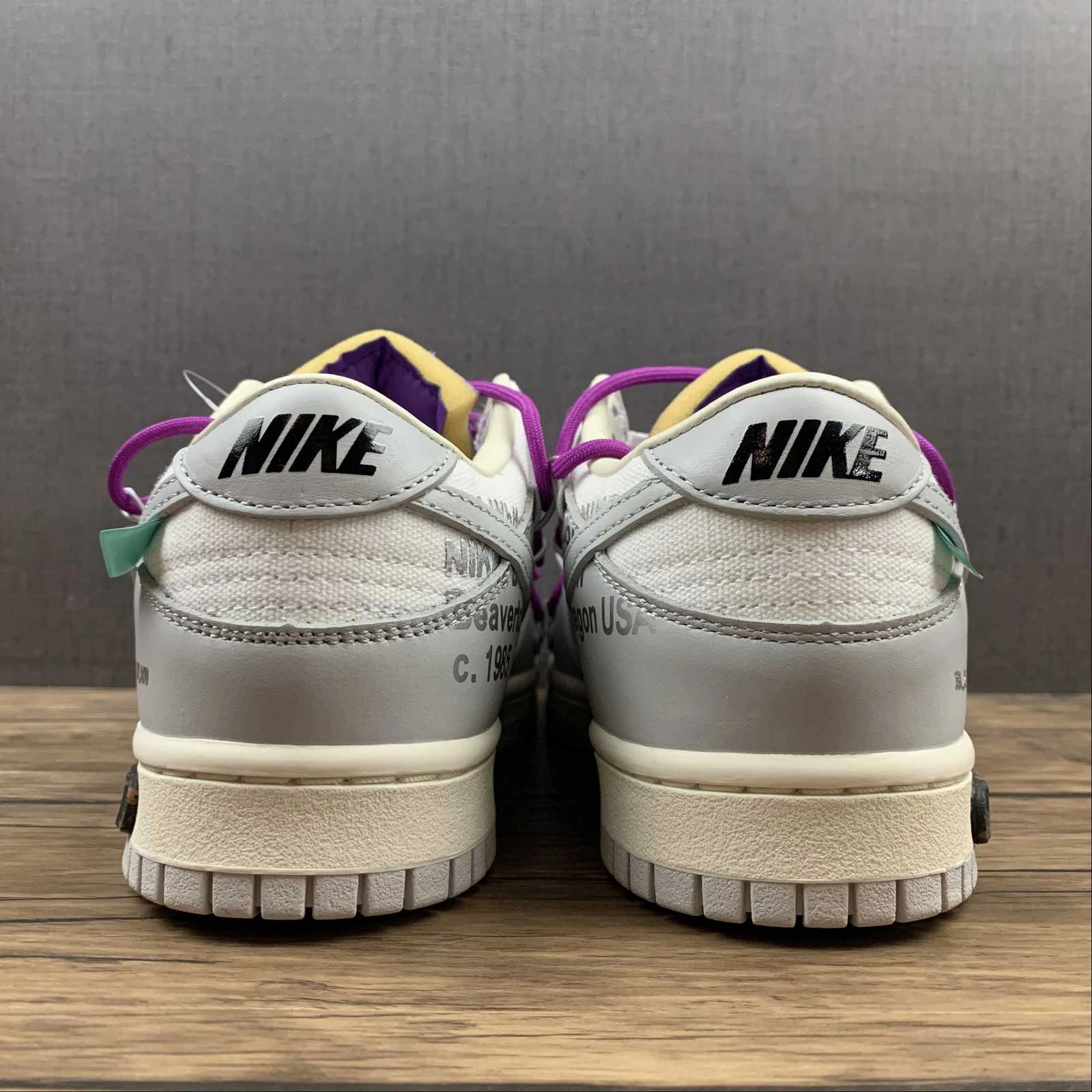 Dunk Low X Off-White 'Lote 28 de 50' DM1602-111 Versatile Style