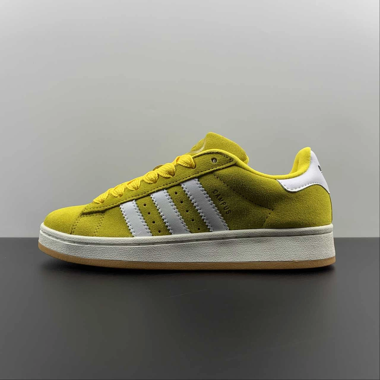 Adidas Campus 00s Gold Cloud White Core Black HR1466 Bold Detail leisure time