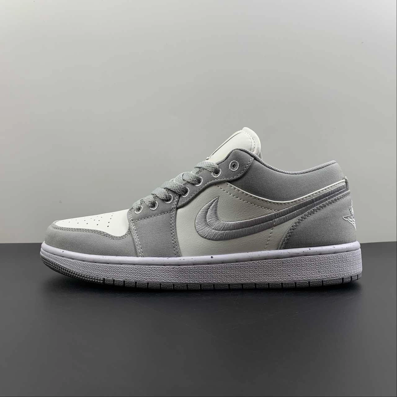 Thermoregulating Lining Air Jordan 1 Low Light Steel Grey Sail White DV0426-012