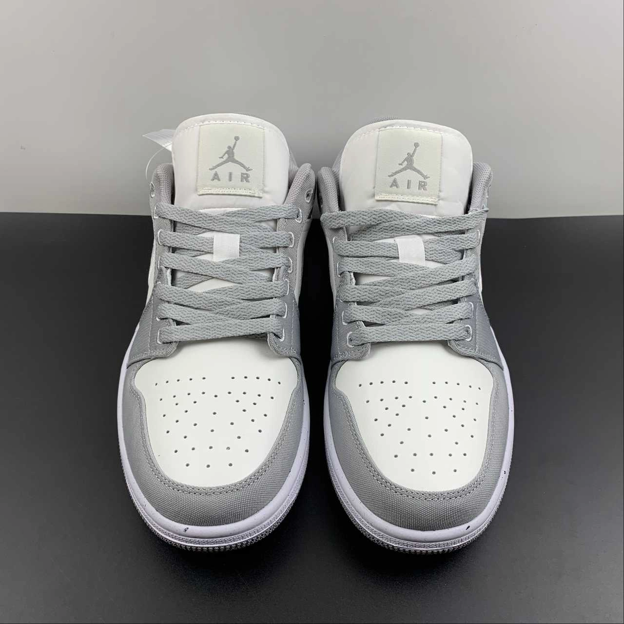 Adaptive Edge Adaptive Landing Pad System Air Jordan 1 Low Light Steel Grey Sail White DV0426-012