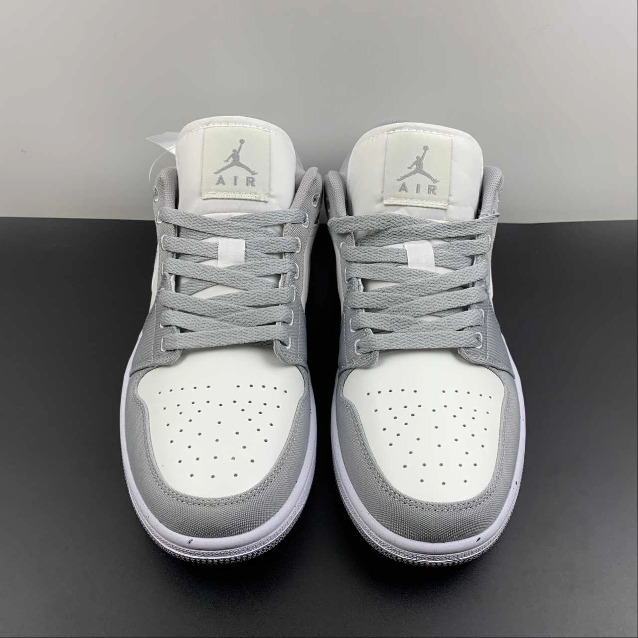 Stable Control Rubber Toe Guard Air Jordan 1 Low Light Steel Grey Sail White DV0426-012