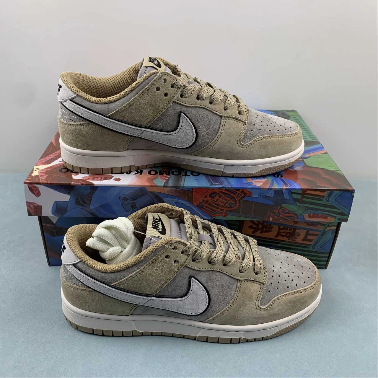 Otomo Katsuhiro x SB Dunk Low Steamboy OST Light Tan Gray FF0918-018 Motion Control Frame Minimalist Design
