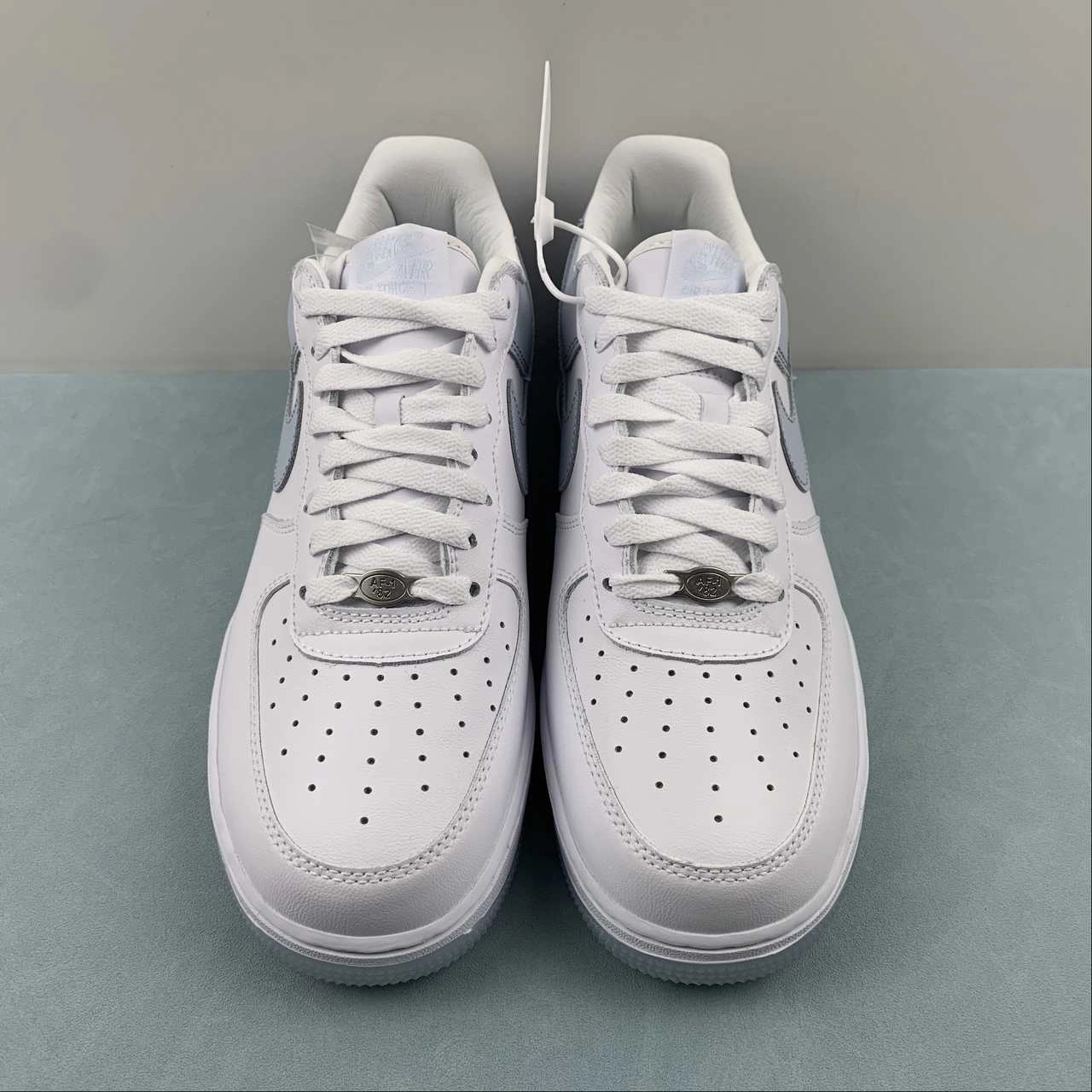 Memory   foam Terror Squad x Air Force 1 Low White Porpoise FJ5755-100