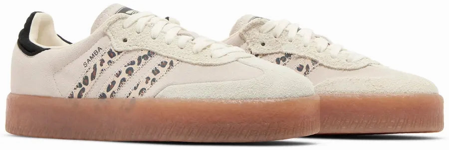 Adidas Sambae Cream White Leopard Modern Step Slow Pace
