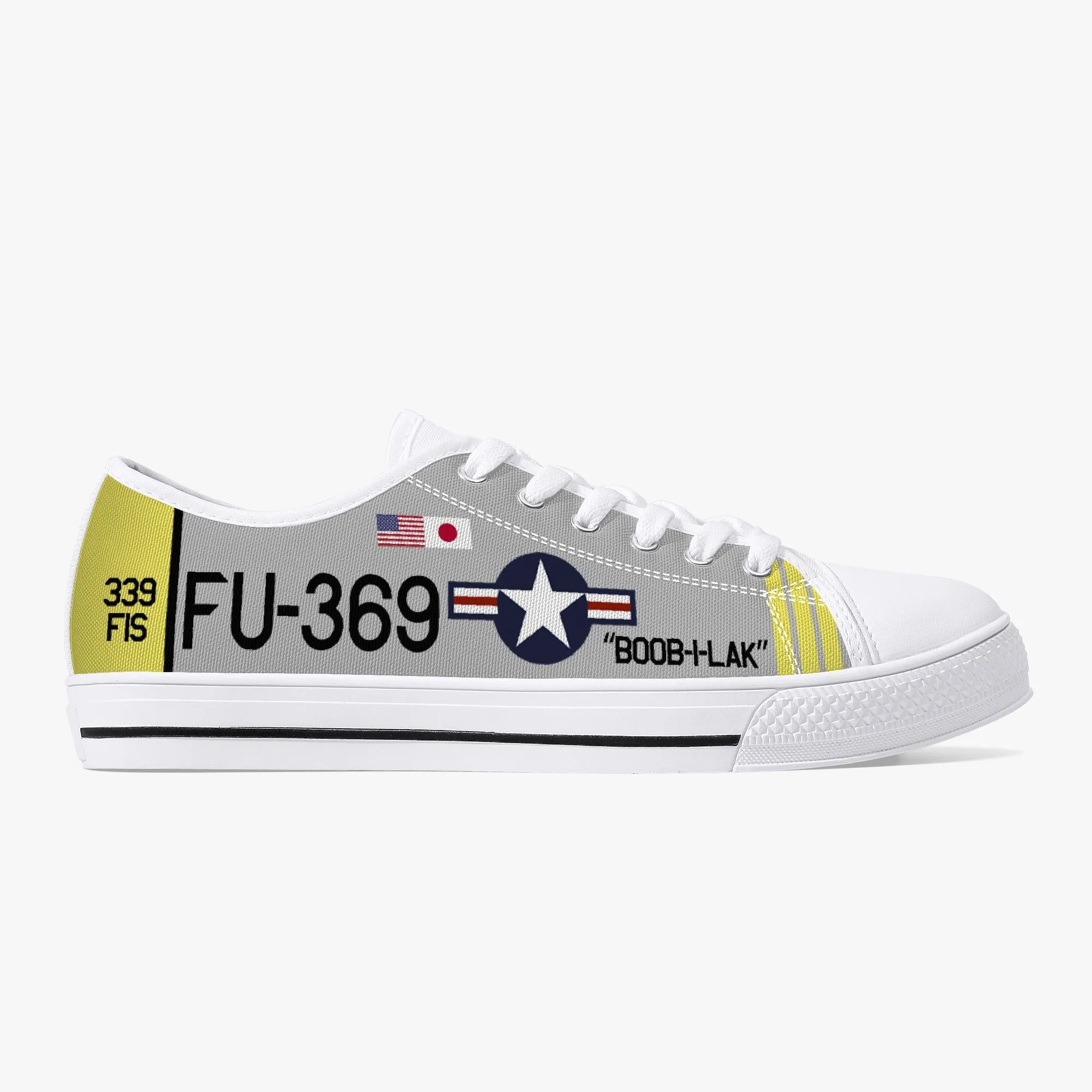 F-86 Sabre 339th FIS Low Top Canvas Shoes
