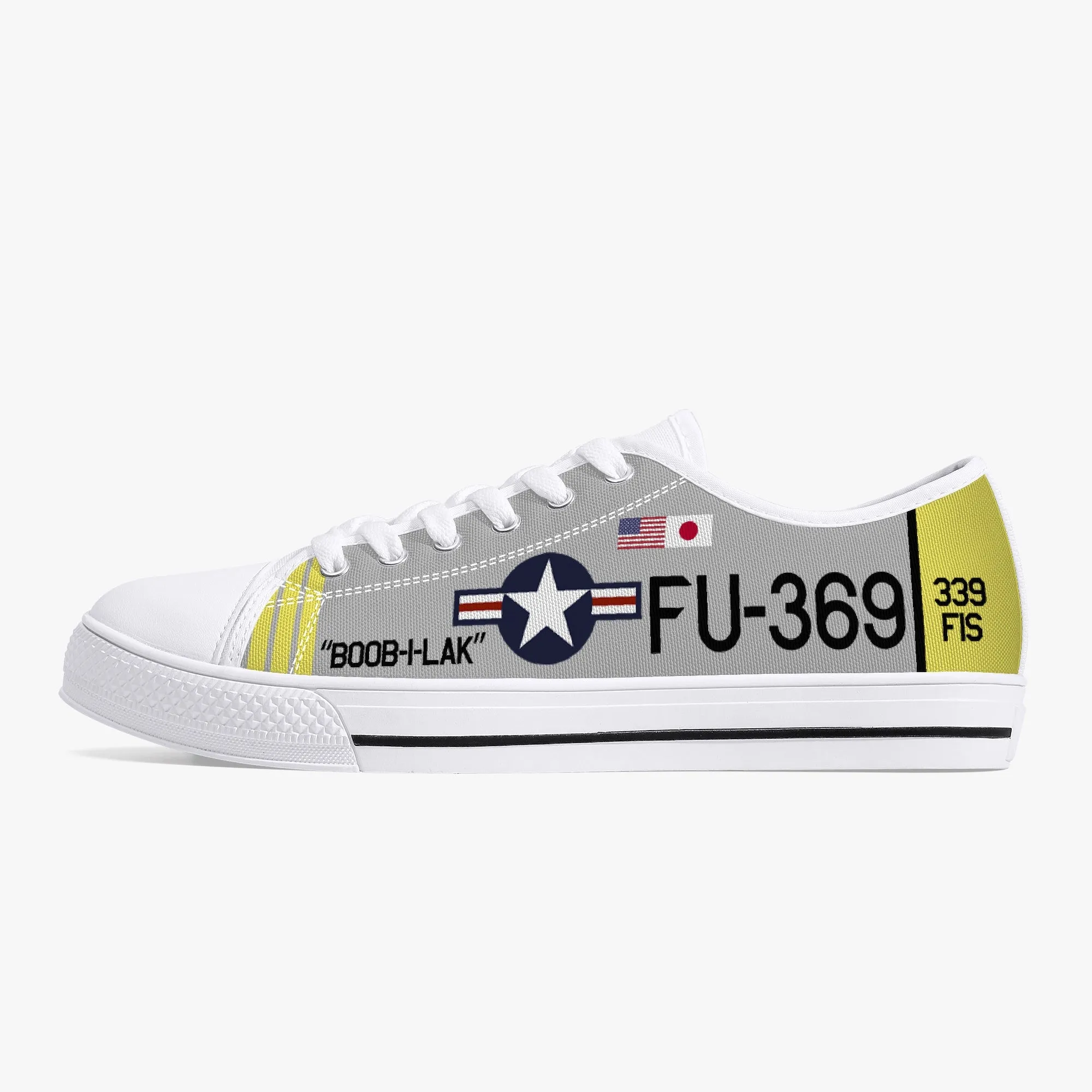 F-86 Sabre 339th FIS Low Top Canvas Shoes