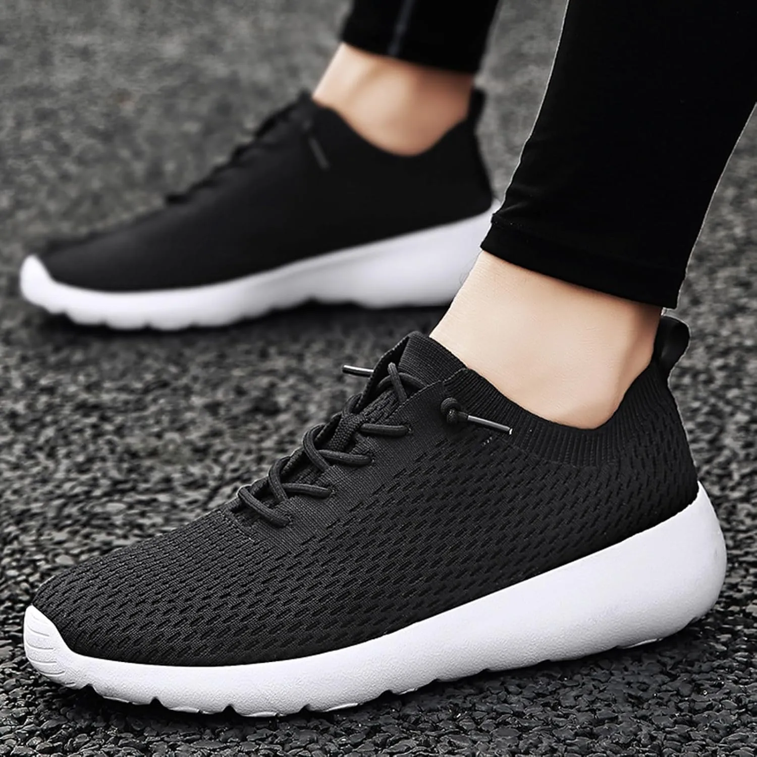 Fashion Lightweight Sneakers for Men Non Slip Lightweight Workout Shoe Comfortable & Light-Weight Stretch Shoes