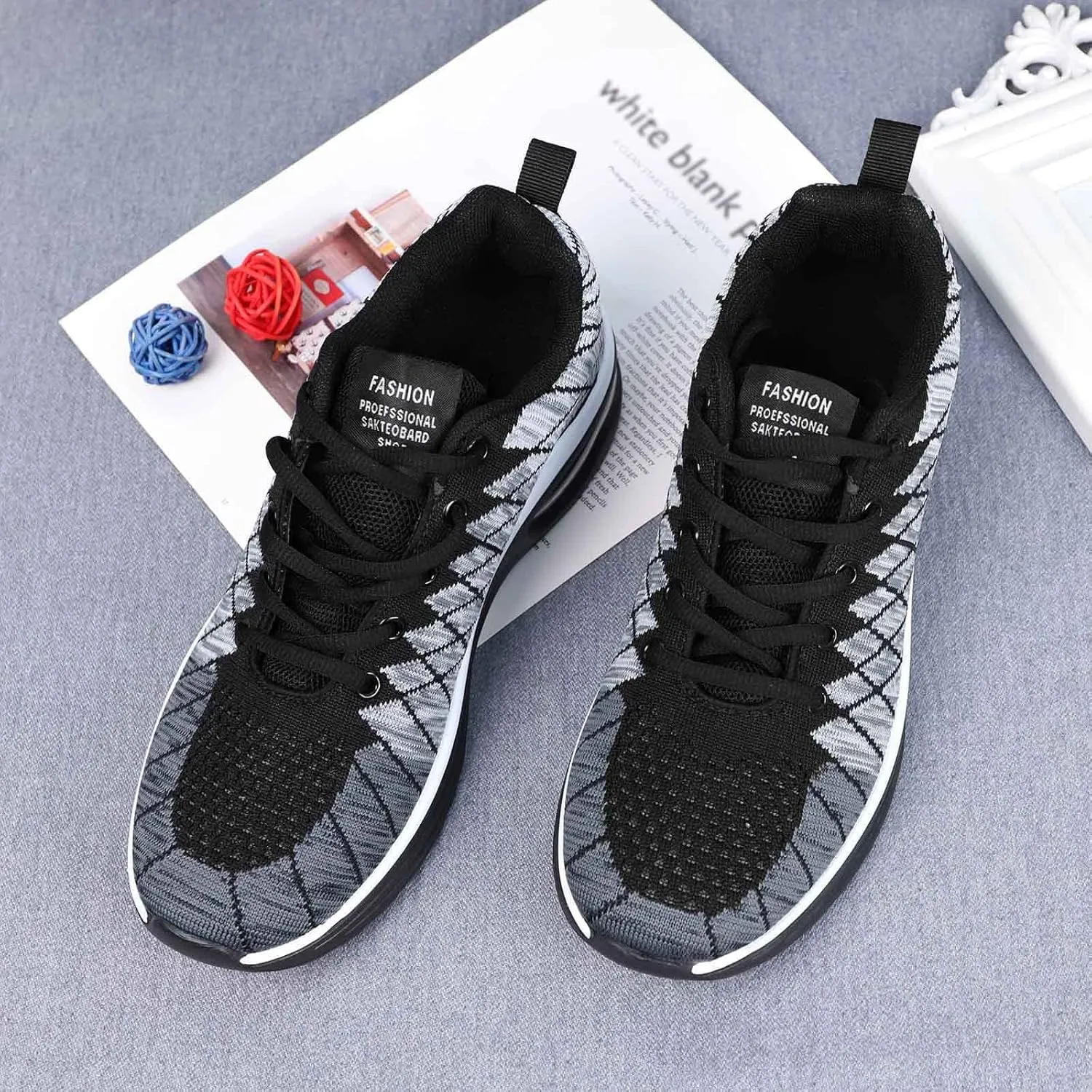 Fashion Orthopedic Sneakers for Men Comfortable Lightweight Casual Walking Shoe Men's Arch Support Insole Shoes