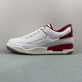Air Jordan 2 3 White Varsity Red Sail Cement Grey FD0383-161 Work Ready
