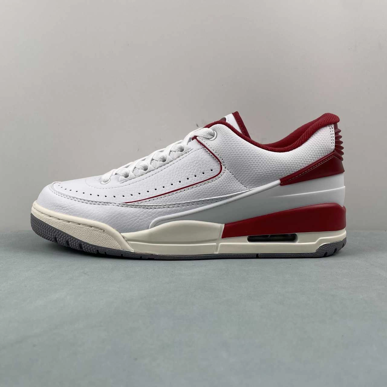 Laidback Mood Swing Hike Air Jordan 2 3 White Varsity Red Sail Cement Grey FD0383-161