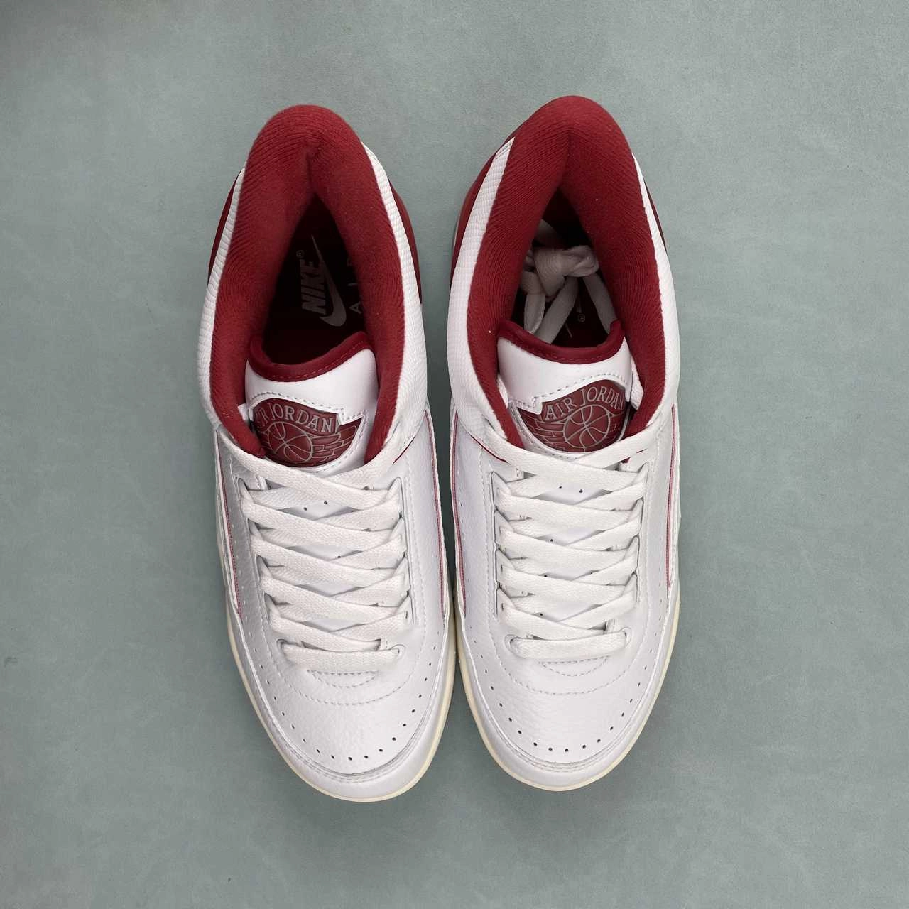 Air Jordan 2 3 White Varsity Red Sail Cement Grey FD0383-161 Friend Hike