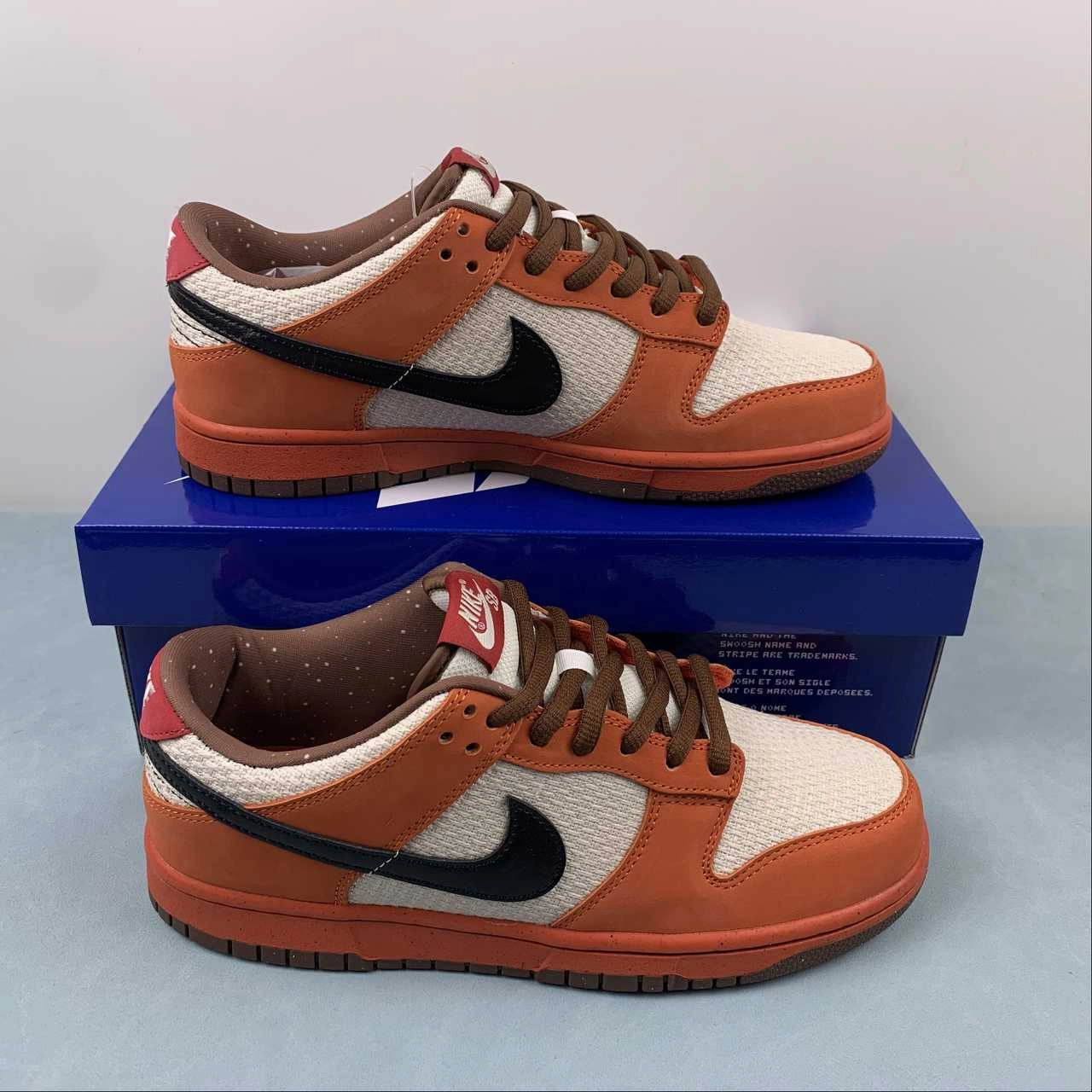 Dunk Low Premium SB Un-hemp Sail Black 313170-101 Breathable fabric