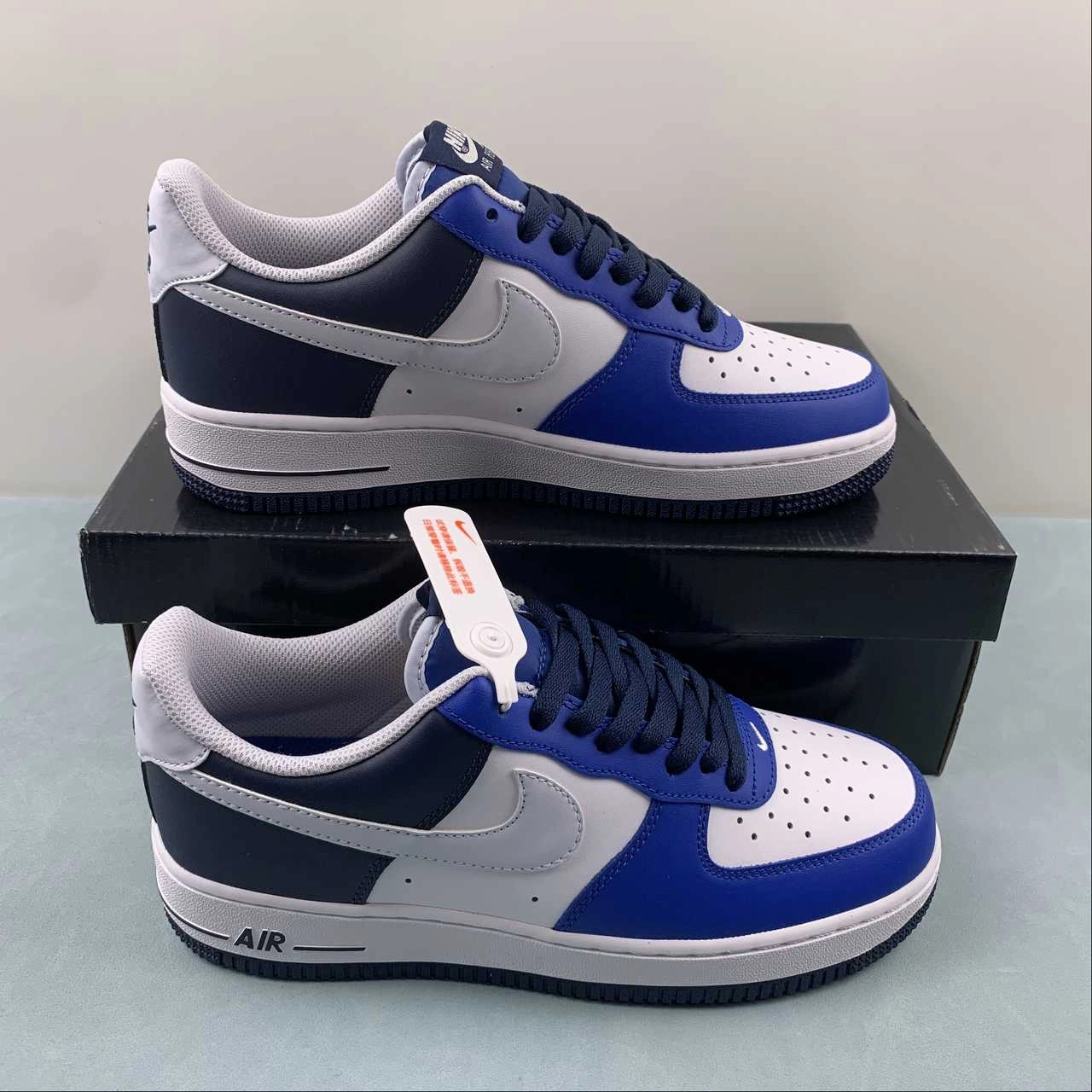Air Force 1 Low White Game Royal Football Gray FQ8825-100 Cloud Like