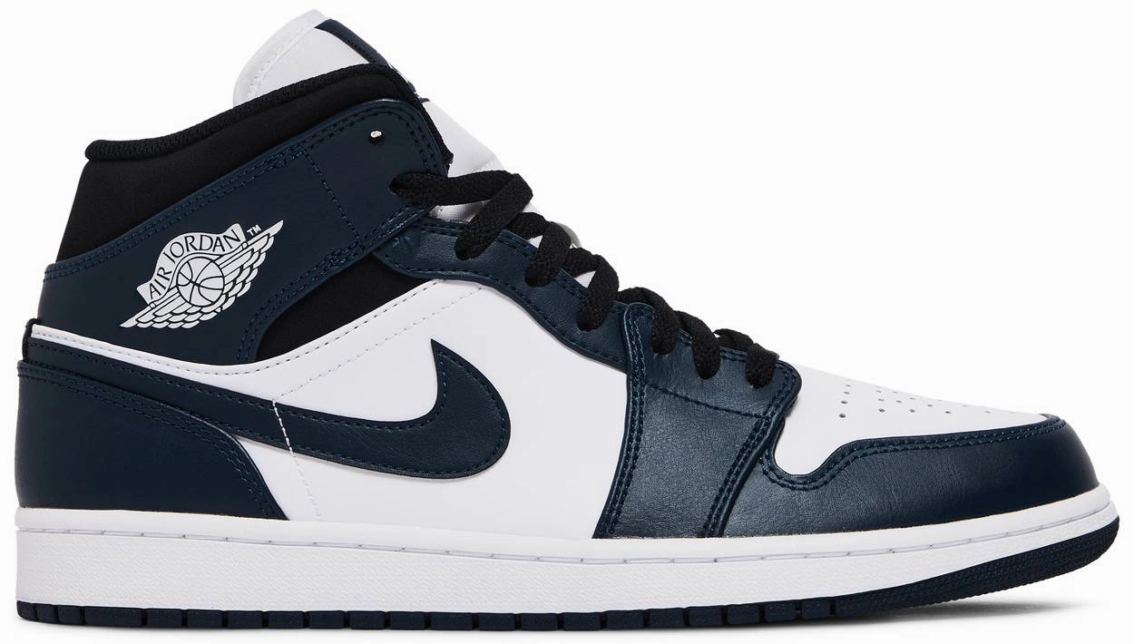Nike Jordan 1 Mid Dark Teal Armory Navy Slim performance