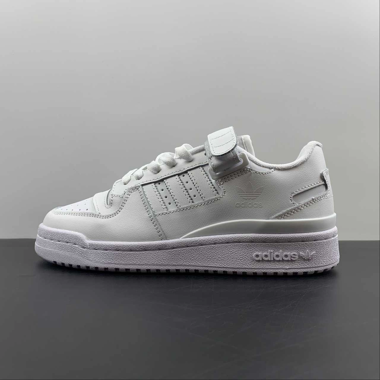 Ergonomic Insole Water Resistant Breathable Adidas Forum Low White White