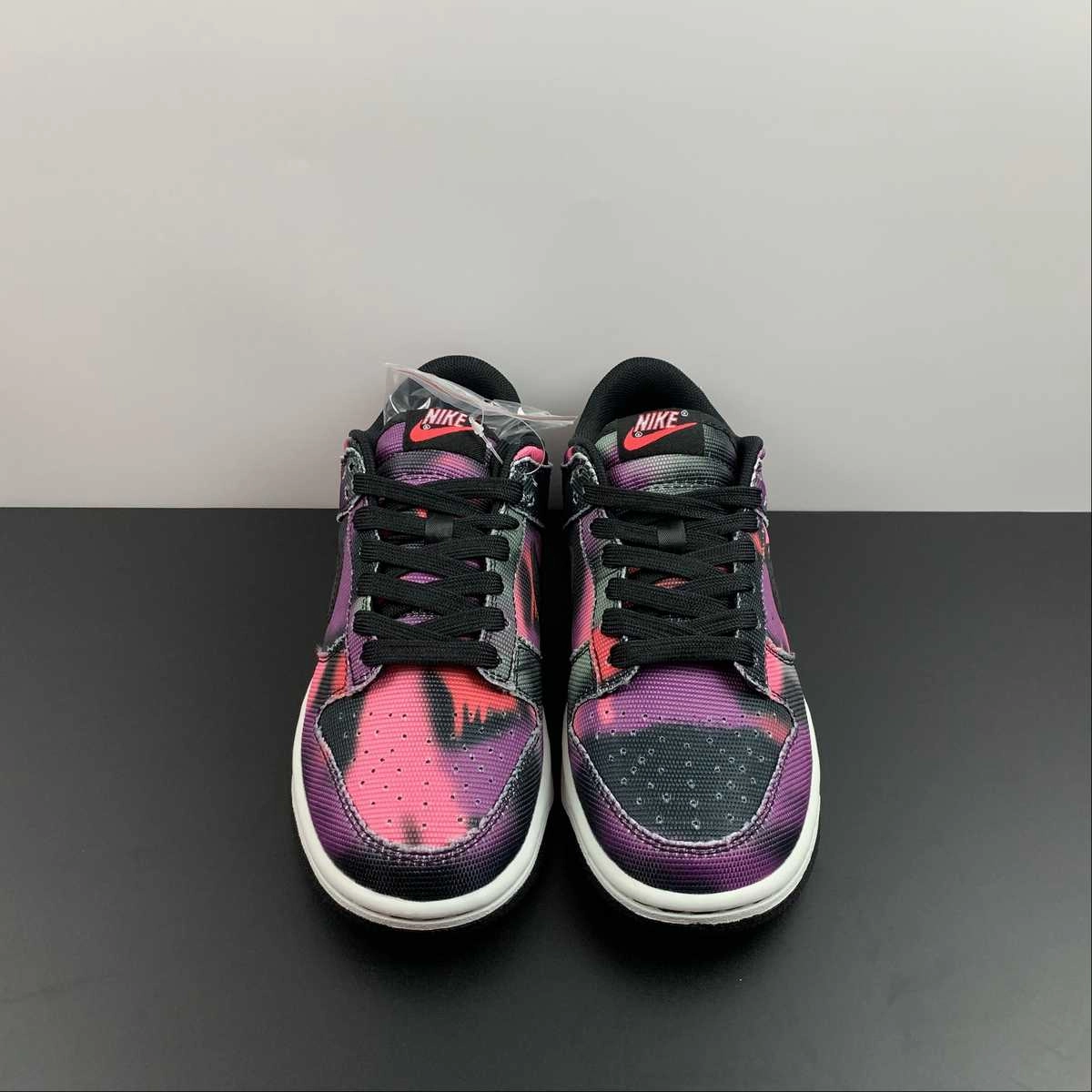 SB Dunk Low Graffiti Pink Purple Black DM0108-002 Modern Look