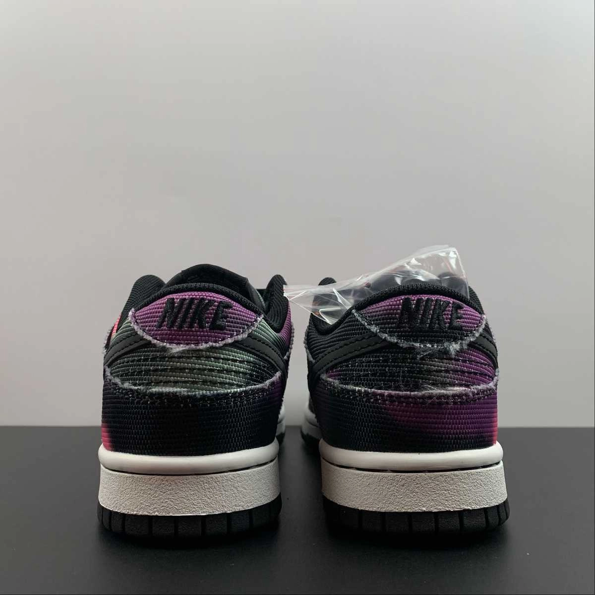 Elasticated Soft SB Dunk Low Graffiti Pink Purple Black DM0108-002