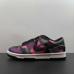 SB Dunk Low Graffiti Pink Purple Black DM0108-002 Smooth Insole Multi-functional lining