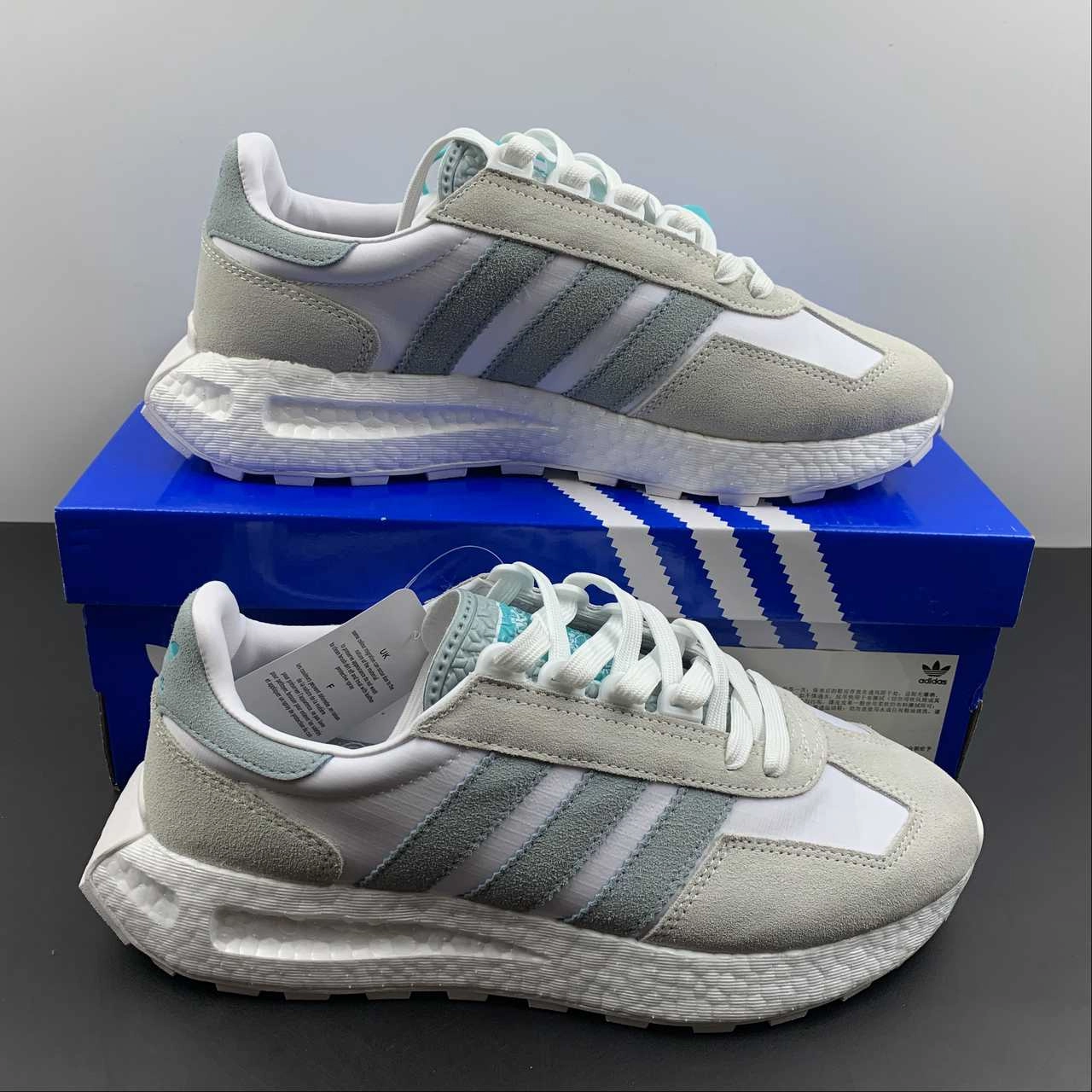 daily wearers Motion Freedom Adidas Retropy E5 Gray Green HP7744