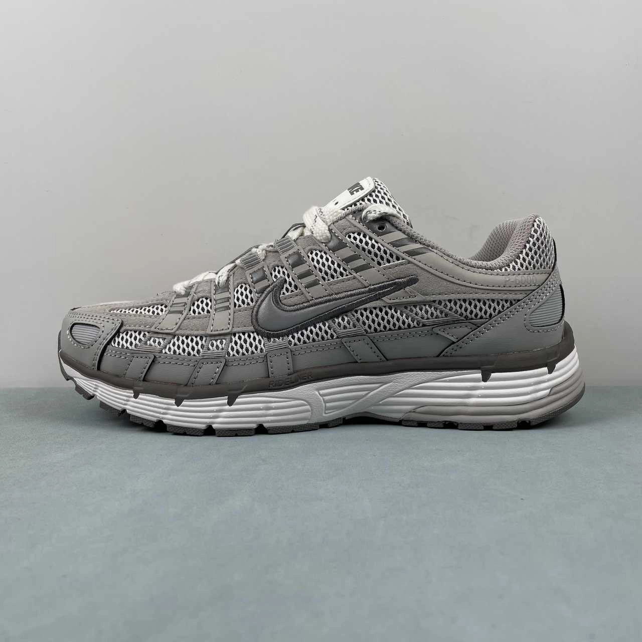 Collar height balances mobility and ankle security Nike P-6000 Light Iron Ore Metallic Silver Photon Dust Flat Pewter FN6837-012