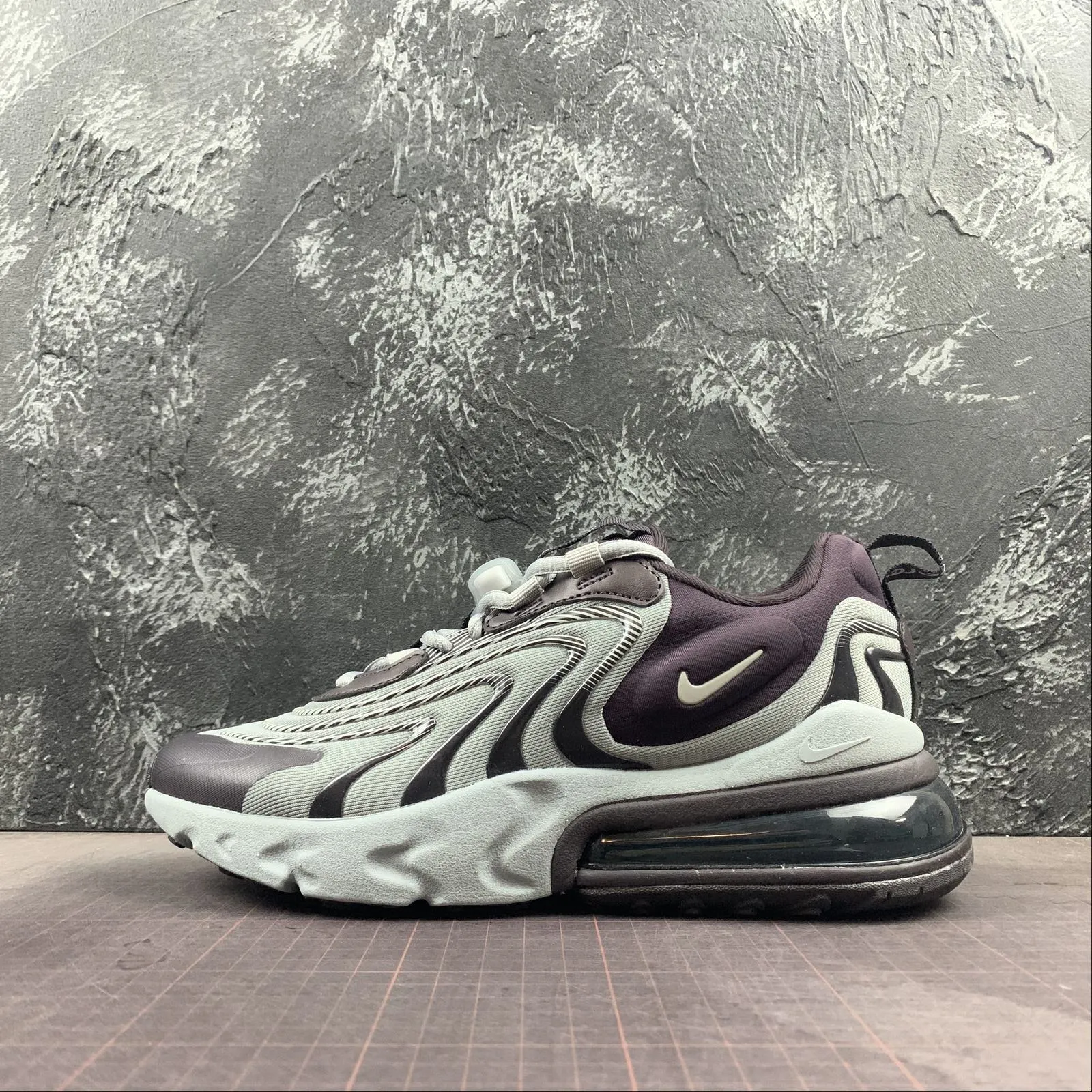 Air Max 270 React ENG Burgundy Ash LT Smoke Gray CK2595 600 running in forests