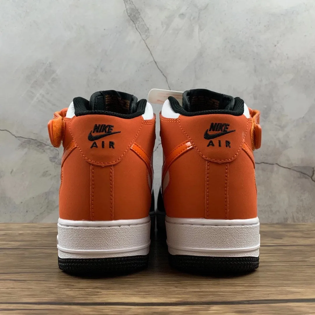 Air Flow Air Force 1 07 Mid White Black Orange 554724 058