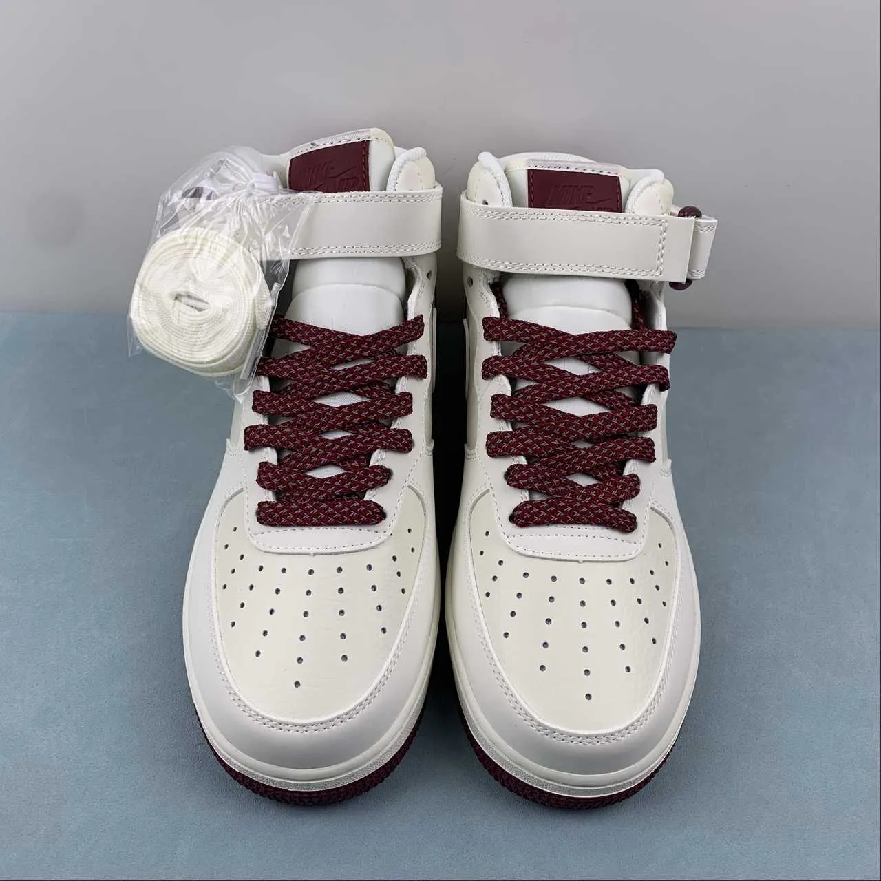 Air Force 1 07 Mid Off White Red SH0235-533 Easy Going Always Ready