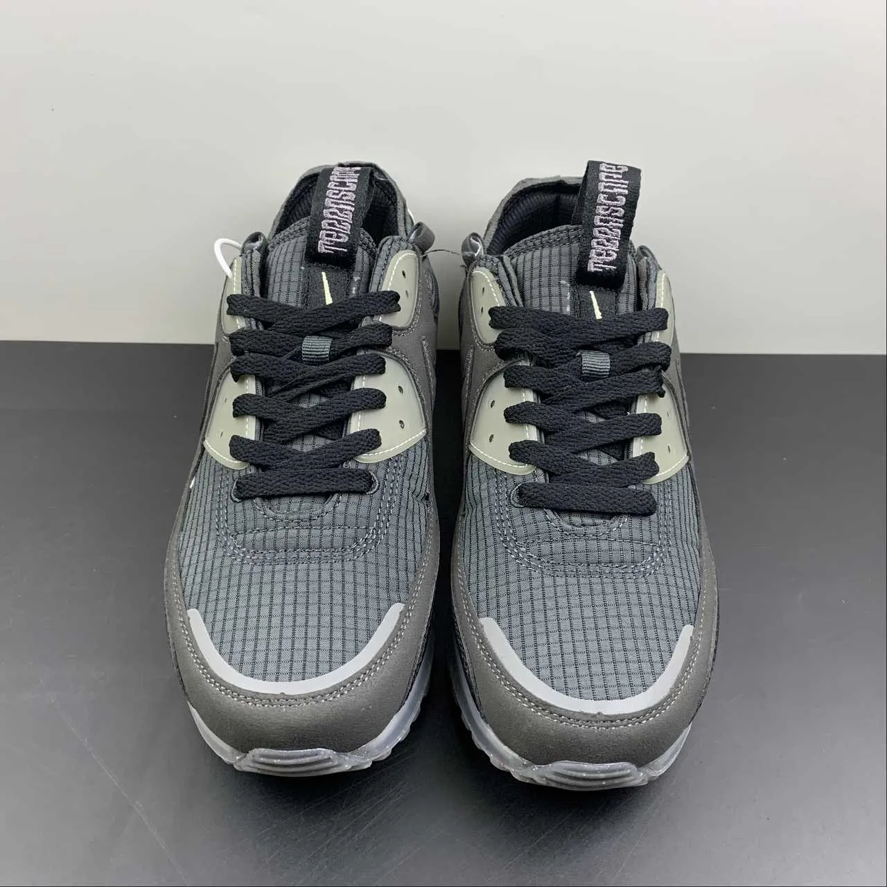 Air Max 90 Terrascape Black Lime Ice Anthracite Dark Gray DH2973-001 wide - toe - box - feature shoes Impact Cushioning