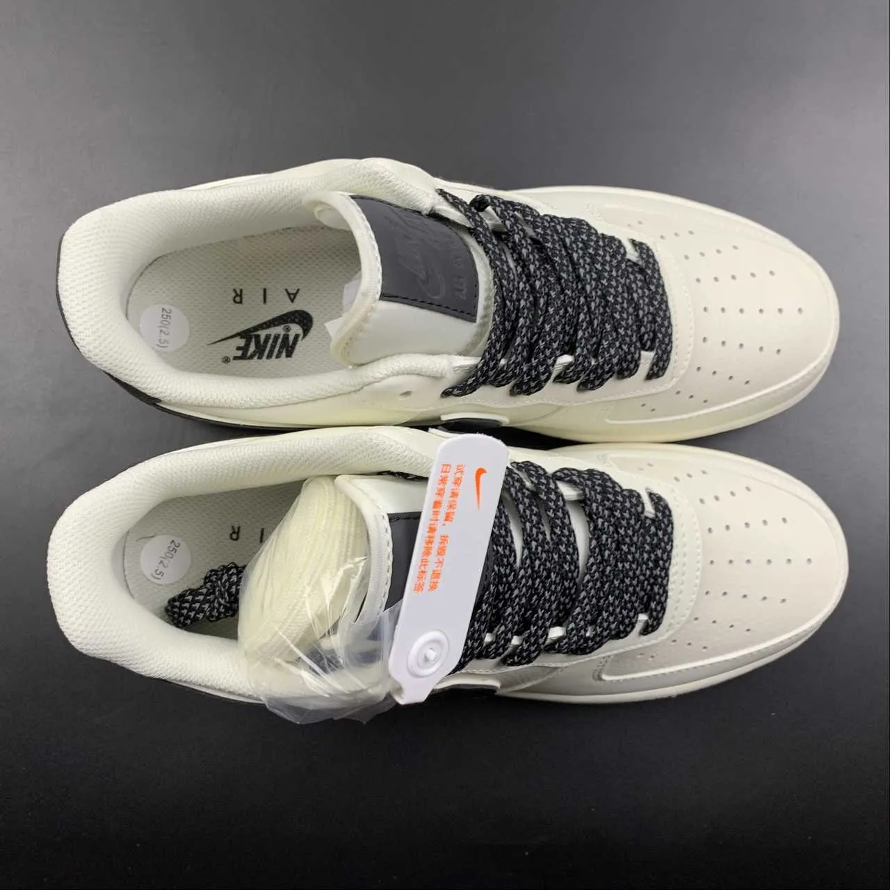 Air Force 1 07 Low Beige Black GL6835-001 Core Style