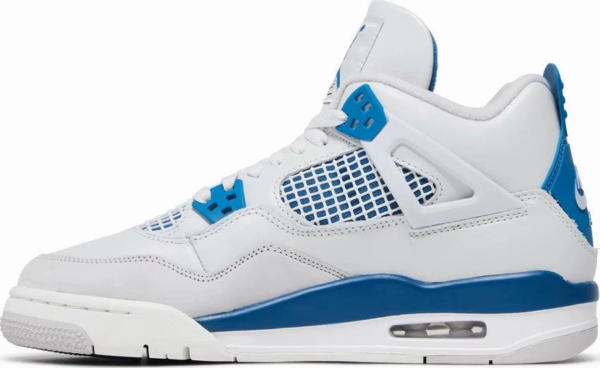 Enhanced Fit Nike Jordan 4 Industrial Blue GS