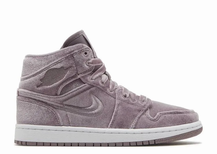 Basic Wear Campus Hike Air Jordan 1 Mid Purple Velvet (W)