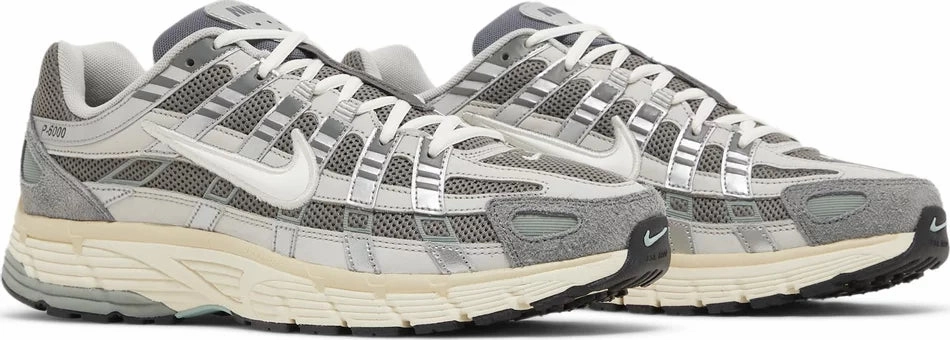 Nike P-6000 Flat Pewter Street Comfort Smooth Texture
