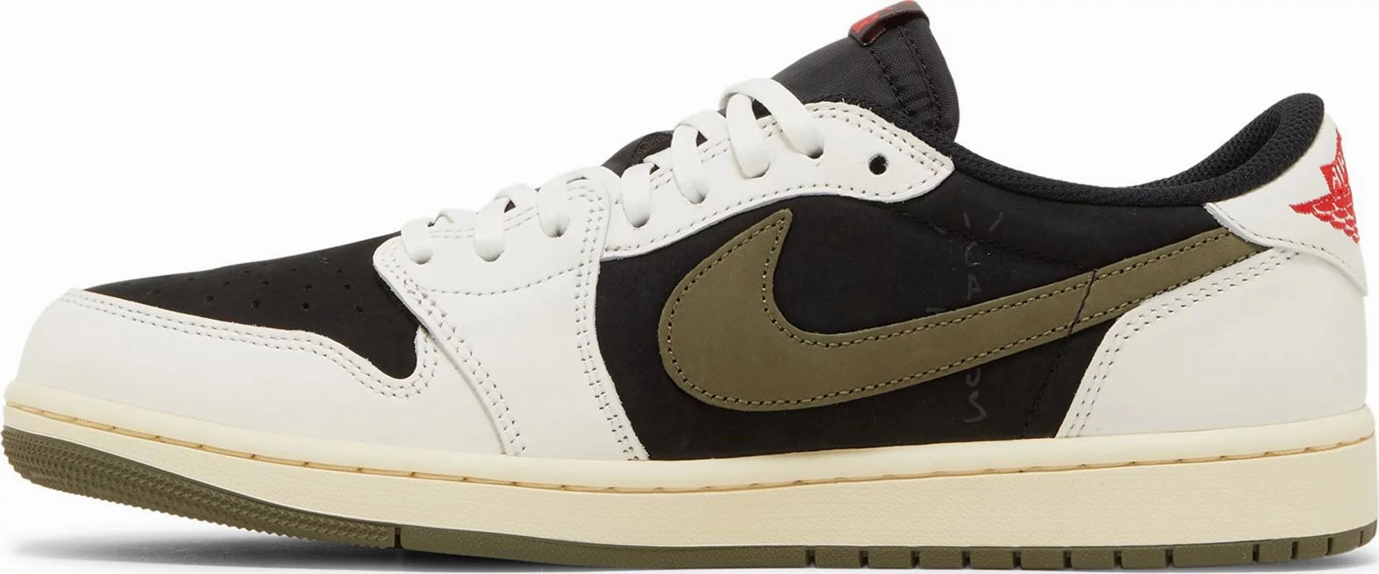 Nike Jordan 1 Low x Travis Scott Olive W Stable Support