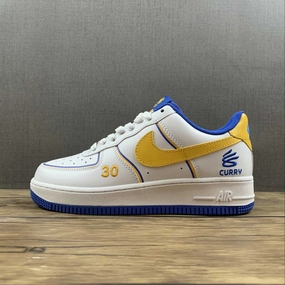 Smart Trend Soft Cushioned Upper Air Force 1 07 Low Curry White Blue Yellow BS8856-115