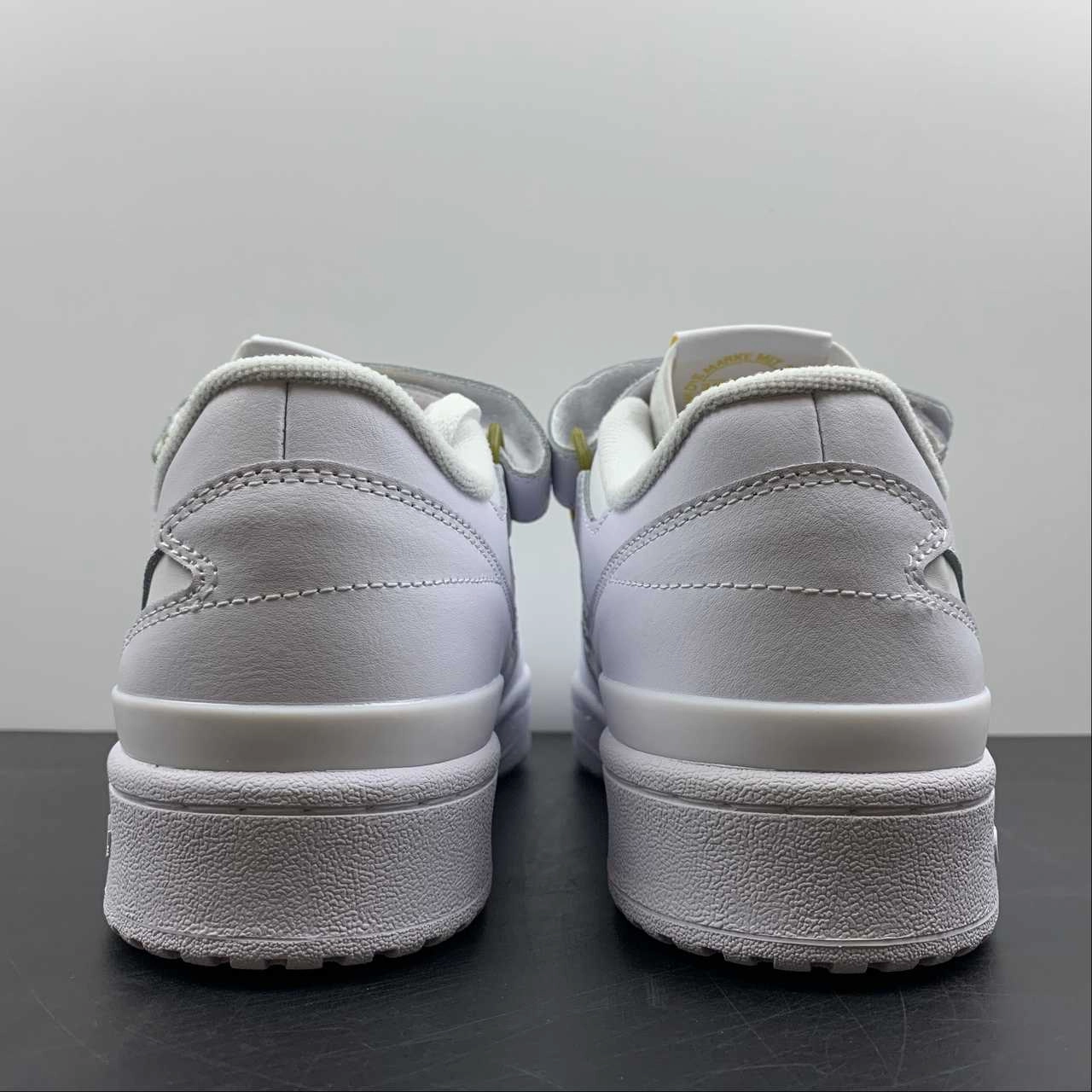 Adidas Forum 84 Low White Gold Leather GZ6379 Shock   Resistant