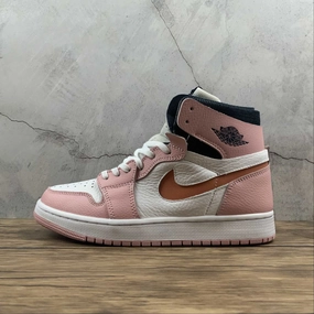 Compact Build Air Jordan 1 High Zoom Comfort Pink Glaze Cactus Flower White CT0979-601