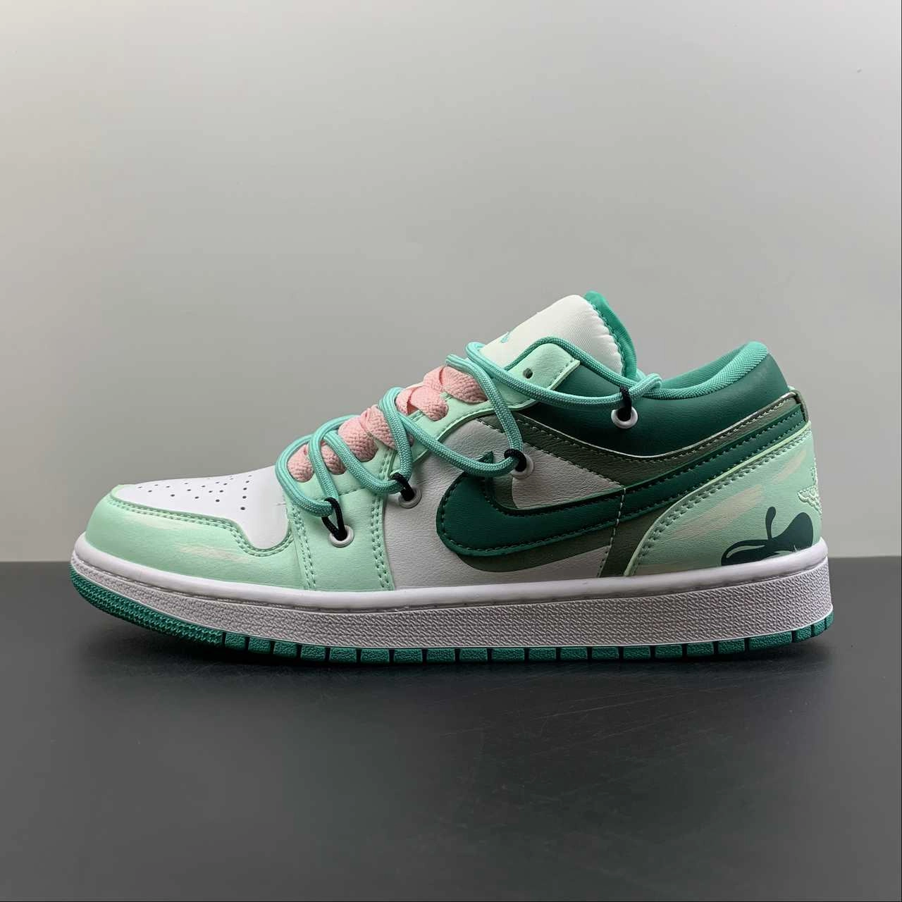 Functional Piece Air Jordan 1 Low White New Emerald-White DC0774-132