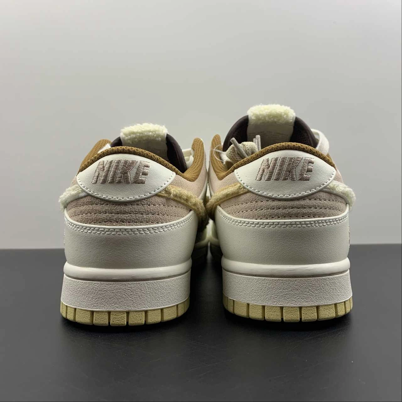Microfiber Layer Comfortable Design SB Dunk Low Retro PRM Year of the Rabbit Fossil Stone Coconut Milk Sail FD4203-211