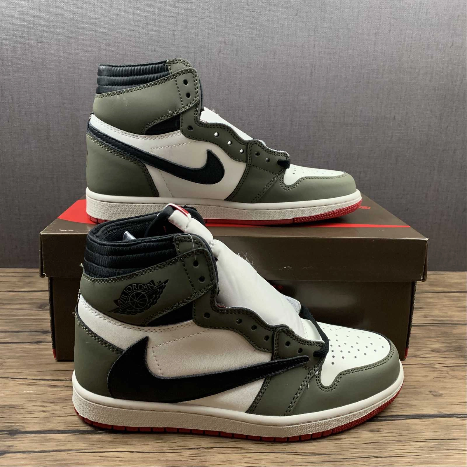 Air Jordan 1 Retro High OG SP Black Green (2021) DH3227-106 Shock Touch