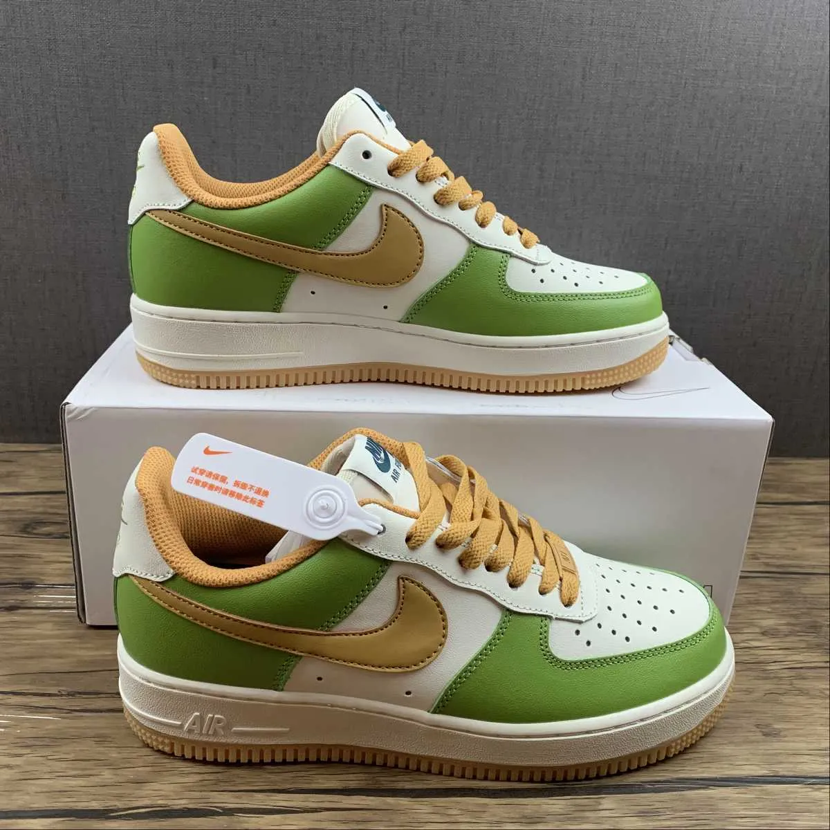 Timeless Appeal Neutral Look Air Force 1 07 Low Avocado Green White Brown CT7875-997