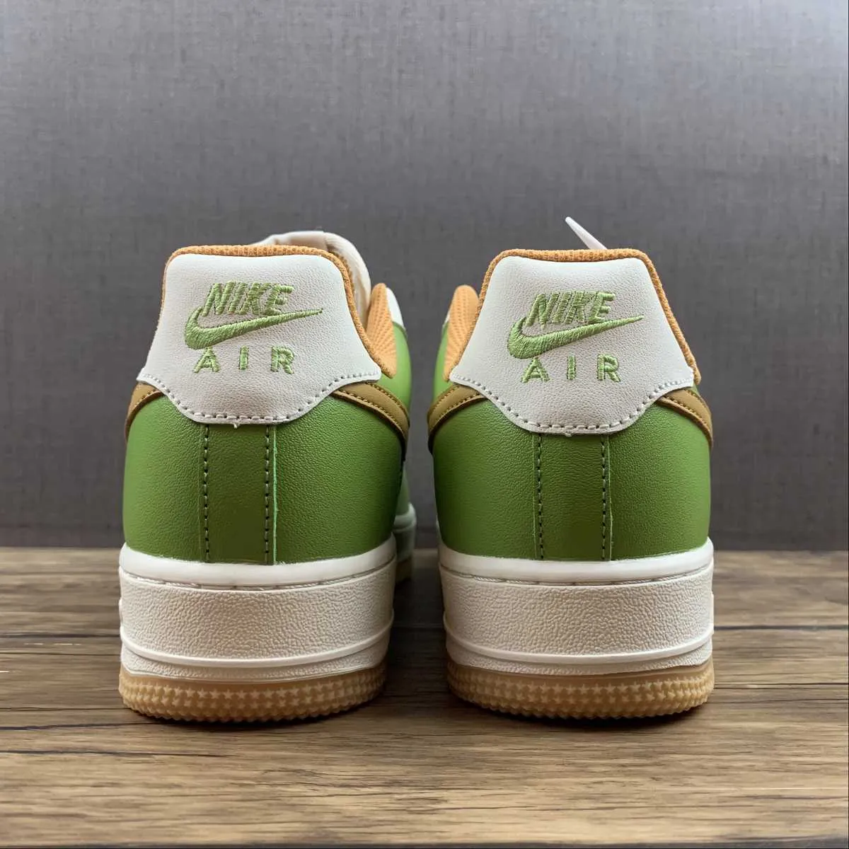 Air Force 1 07 Low Avocado Green White Brown CT7875-997 Elastic Band