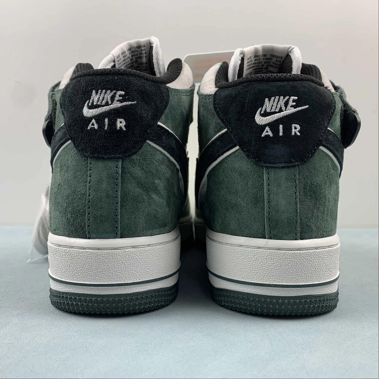 Air Force 1 07 Mid Light Green Black White CG9908-103 Outfit Essential Everyday Style