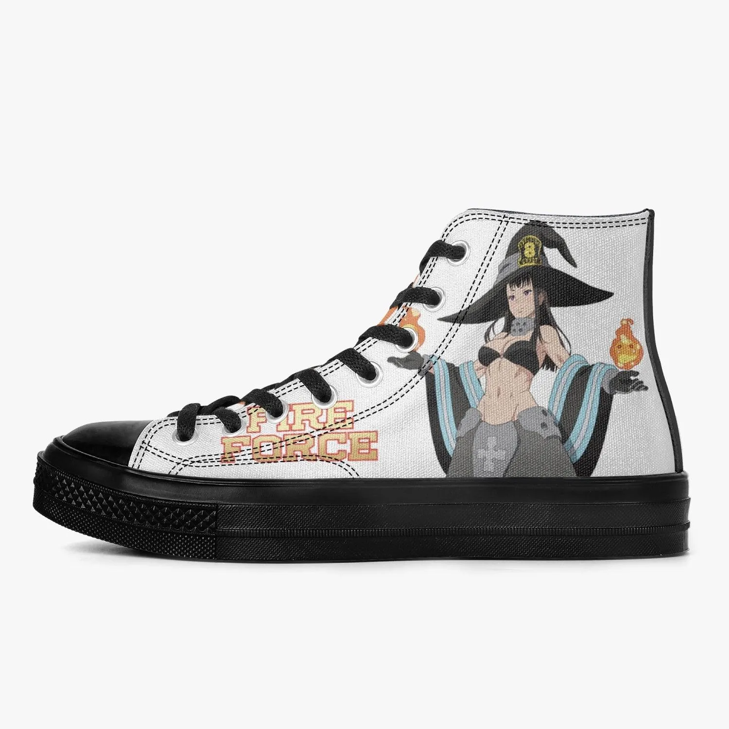 Fire Force Maki A-Star High Anime Shoes