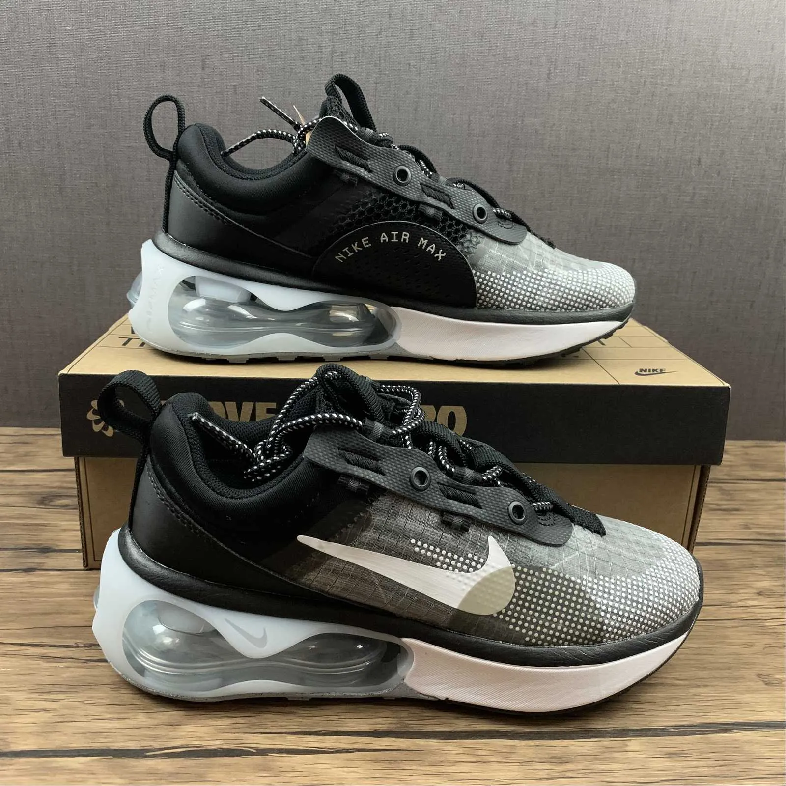 Air Max 2021 Black Smoke Gray Metallic Silver White DA1923-001 simple design fabric - finish - design shoes