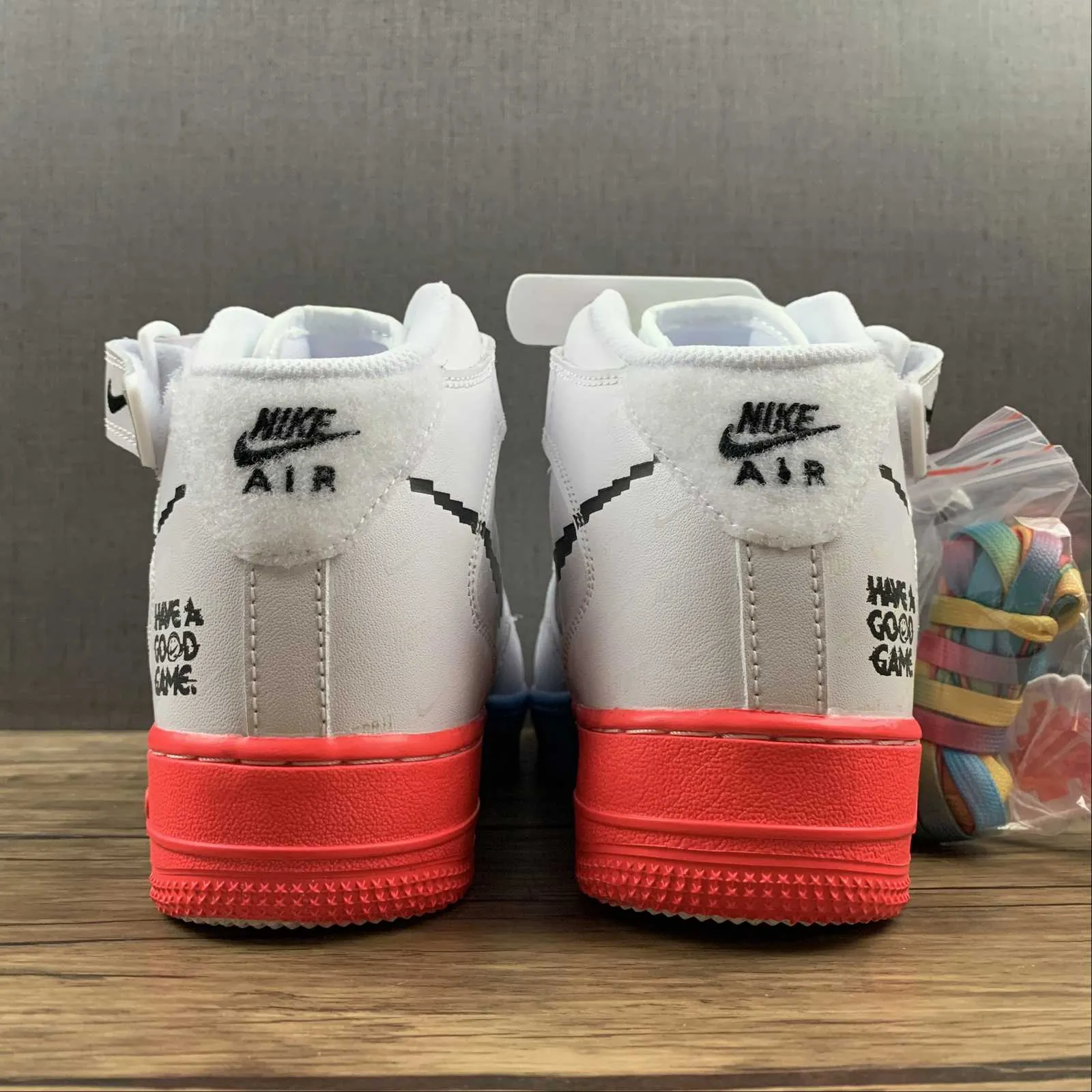 Air Force 1 07 Mid Vintage Video Game White DC3280 101 High Top Design