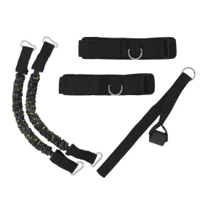 Fitness Exercise Bands Resistance Bands Gymnastics Bands Training / Yoga / Pilates / Fitness with 18kg tensile strength - Black